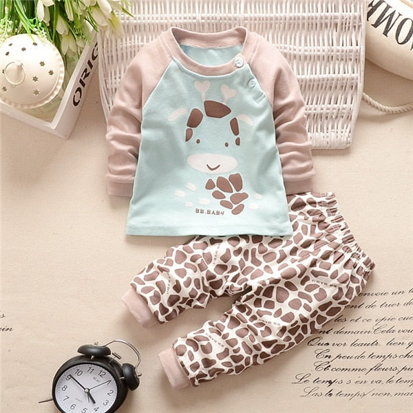 2pcs Cartoon Clothing Set