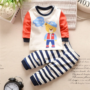 2pcs Cartoon Clothing Set