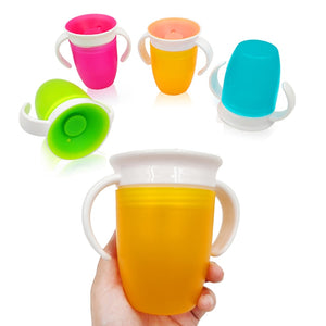 360 Degrees Rotated Baby Learning Drinking Cup