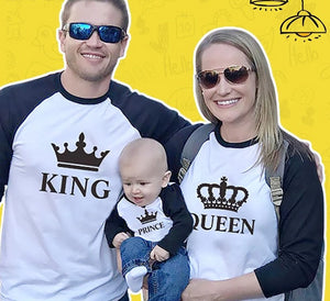 King Queen prince Princess Family Outfit