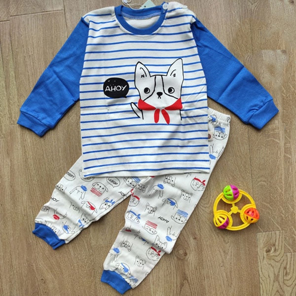 2pcs Cartoon Clothing Set