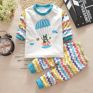 2pcs Cartoon Clothing Set