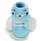 Baby Fox Head Lace Cotton First Walker