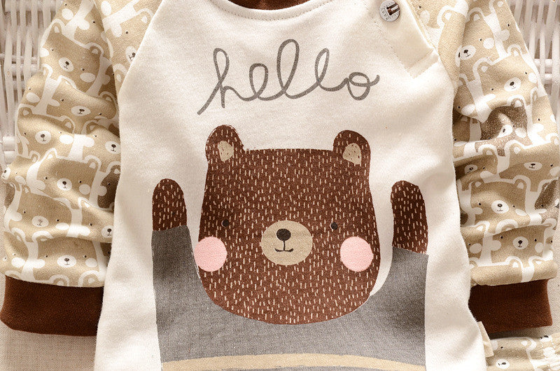 2pcs Cartoon Clothing Set