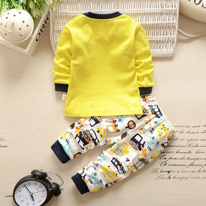 2pcs Cartoon Clothing Set