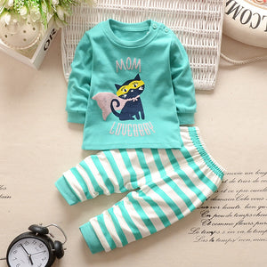 2pcs Cartoon Clothing Set