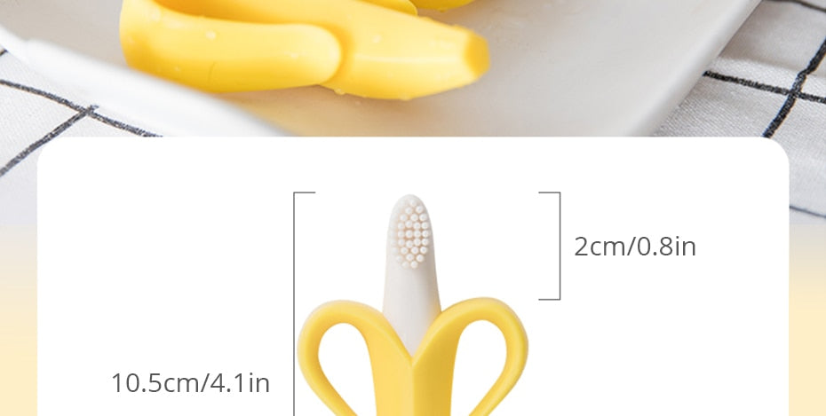 Banana Teething Toy Dental Care Toothbrush