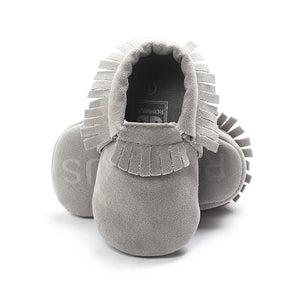 PU Suede Leather Newborn Baby Shoes