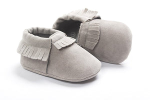 PU Suede Leather Newborn Baby Shoes