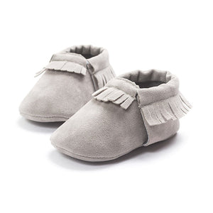 PU Suede Leather Newborn Baby Shoes