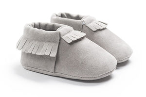 PU Suede Leather Newborn Baby Shoes