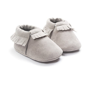 PU Suede Leather Newborn Baby Shoes