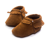 PU Suede Leather Newborn Baby Shoes