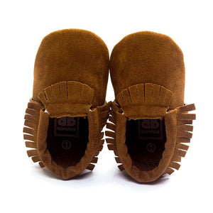 PU Suede Leather Newborn Baby Shoes