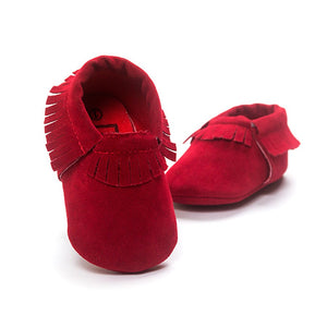 PU Suede Leather Newborn Baby Shoes