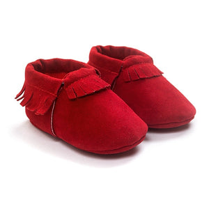 PU Suede Leather Newborn Baby Shoes