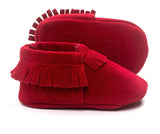 PU Suede Leather Newborn Baby Shoes