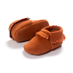 PU Suede Leather Newborn Baby Shoes