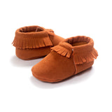 PU Suede Leather Newborn Baby Shoes