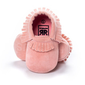 PU Suede Leather Newborn Baby Shoes