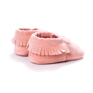 PU Suede Leather Newborn Baby Shoes