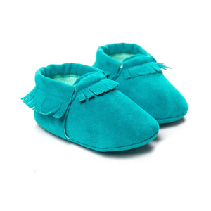 PU Suede Leather Newborn Baby Shoes