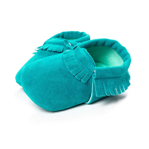 PU Suede Leather Newborn Baby Shoes