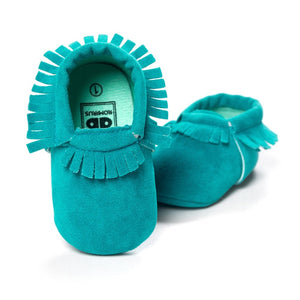 PU Suede Leather Newborn Baby Shoes