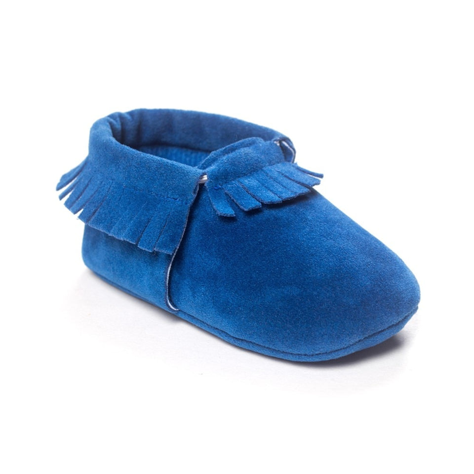 PU Suede Leather Newborn Baby Shoes