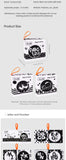 3PCS Black White Baby Cloth Books