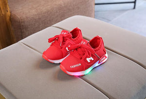 New Children's Flashing Lights Sneakers