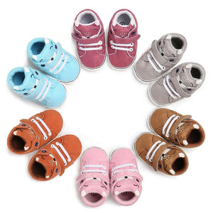 Cotton Cloth First Walker Anti-slip Toddler Sneaker