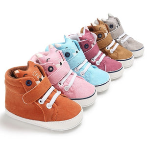 Cotton Cloth First Walker Anti-slip Toddler Sneaker