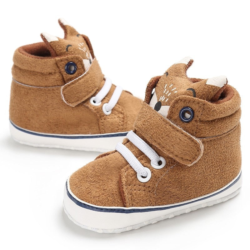 Cotton Cloth First Walker Anti-slip Toddler Sneaker