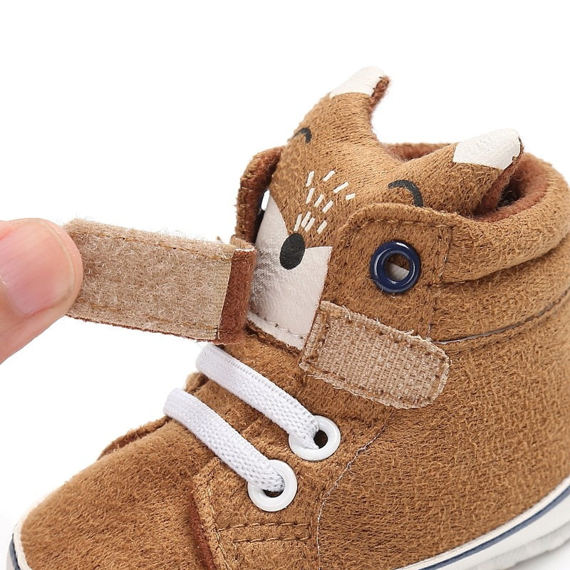 Cotton Cloth First Walker Anti-slip Toddler Sneaker