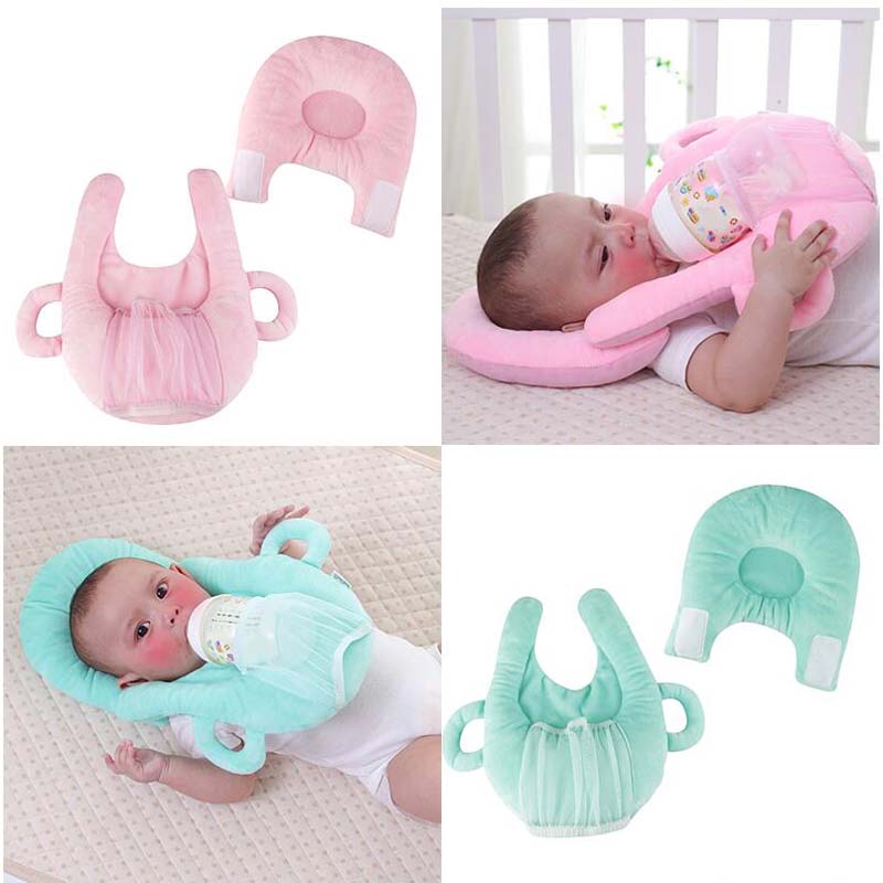 Infant Nursing Pillow Bottle Holder