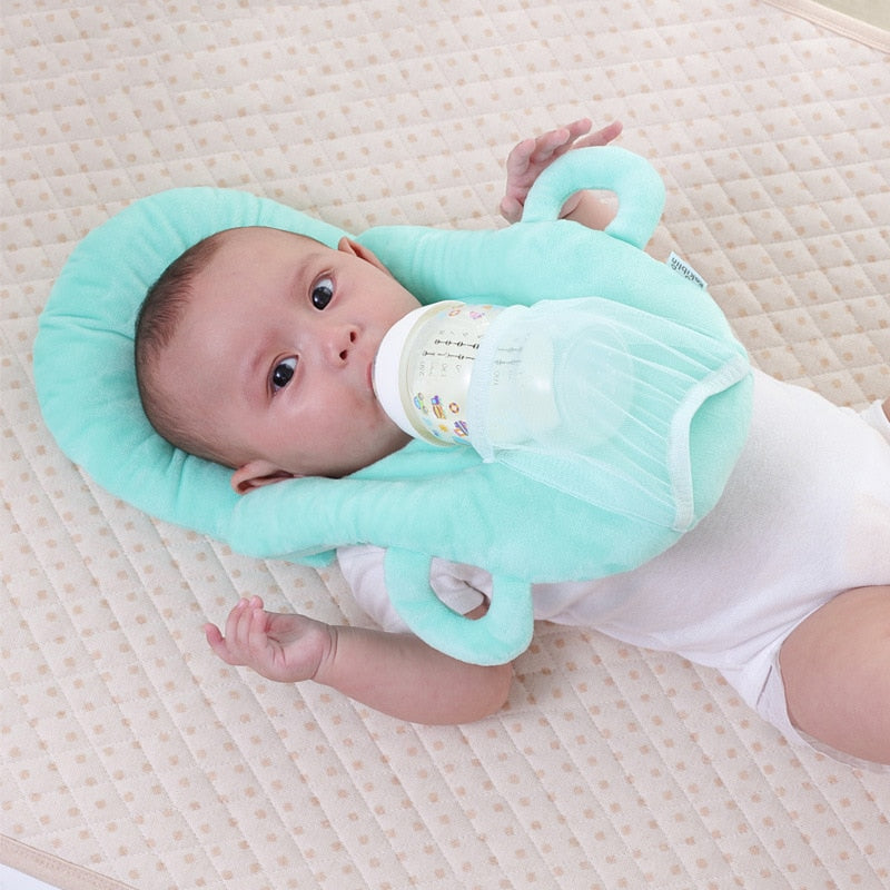 Infant Nursing Pillow Bottle Holder