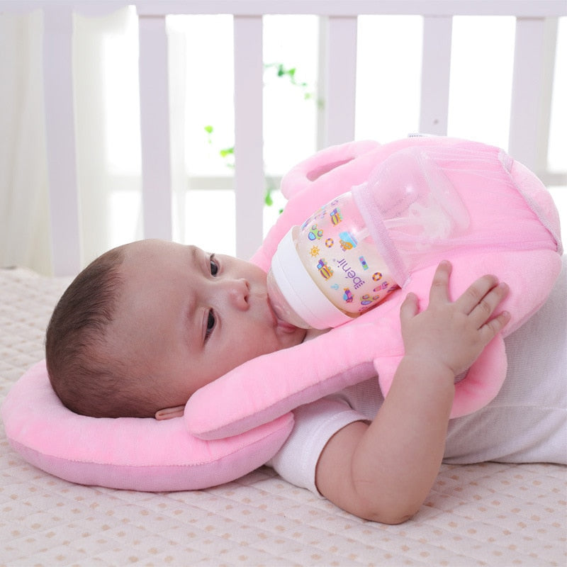 Infant Nursing Pillow Bottle Holder