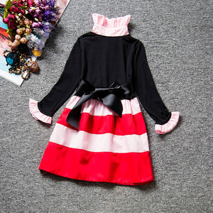 Girls Long-Sleeve Mini Tutu dress