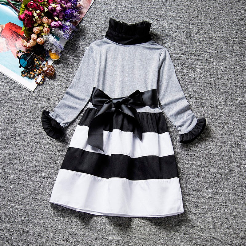 Girls Long-Sleeve Mini Tutu dress