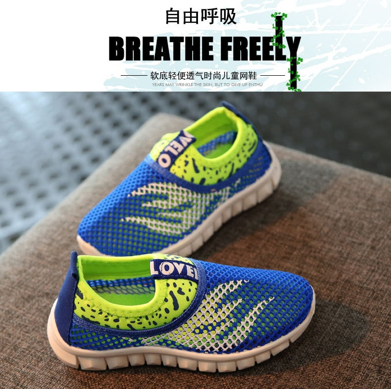 Unisex Kids Shock-Absorption Running Shoes