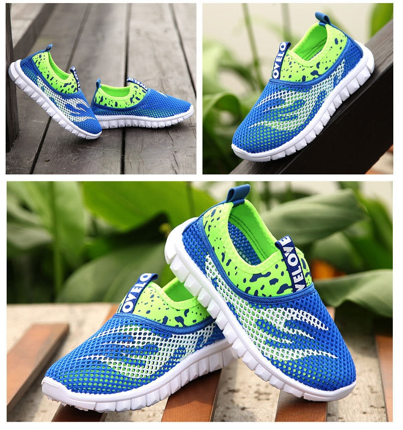 Unisex Kids Shock-Absorption Running Shoes