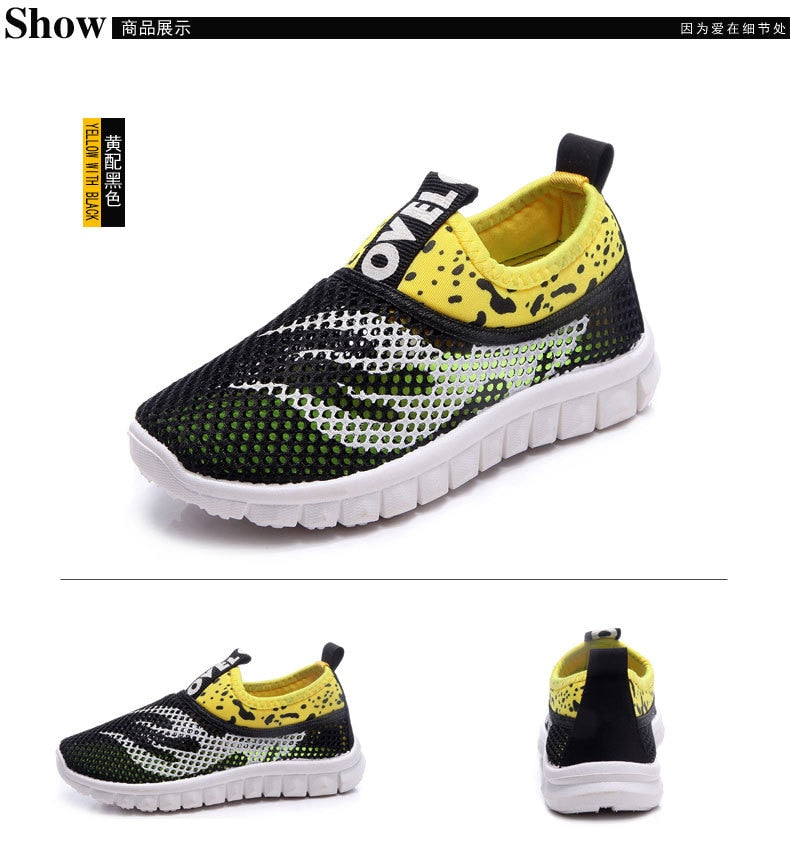 Unisex Kids Shock-Absorption Running Shoes