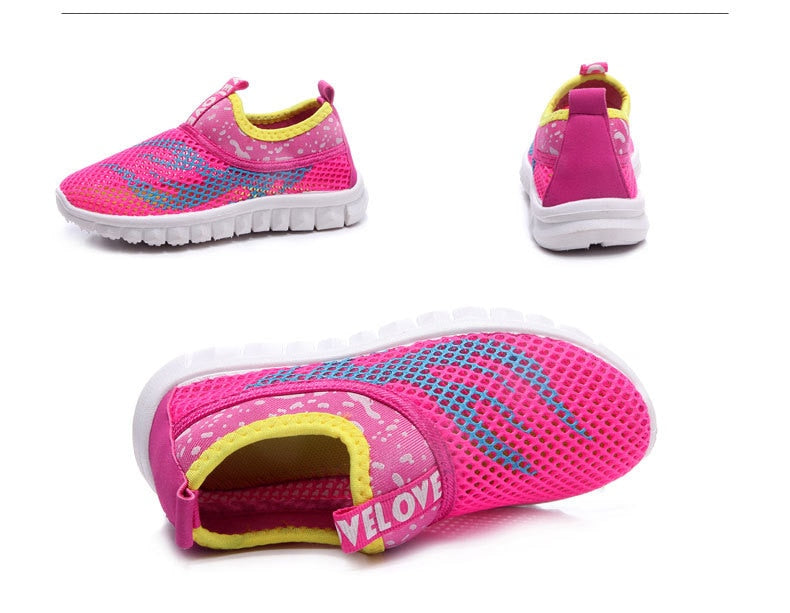 Unisex Kids Shock-Absorption Running Shoes