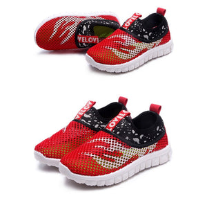 Unisex Kids Shock-Absorption Running Shoes