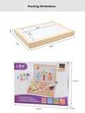 100Pcs Wooden Magnetic Drawing Board