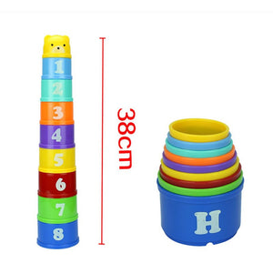 8PCS Figures Letters Stack Up Toys