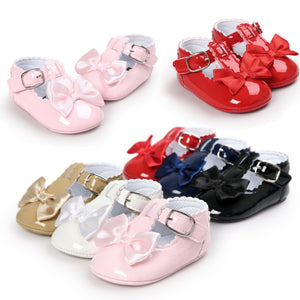 Newborn Baby Girls Buckle First Walkers