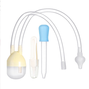 3pcs Newborn Kids Vacuum Suction Nasal Aspirator Set