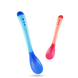 Temperature Sensing Baby Silicone Spoon